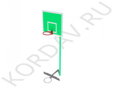 Стойка баскетбольная со щитом и кольцом СИ 6.191 (0)